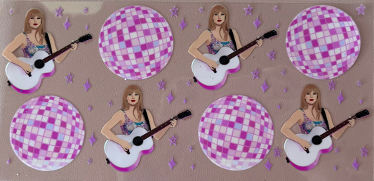 uv DTF wrap celebrity singer artist