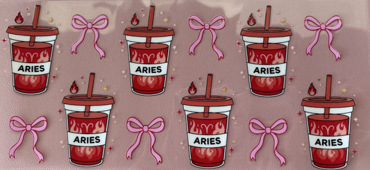 UV DTF wrap zodiac drinks