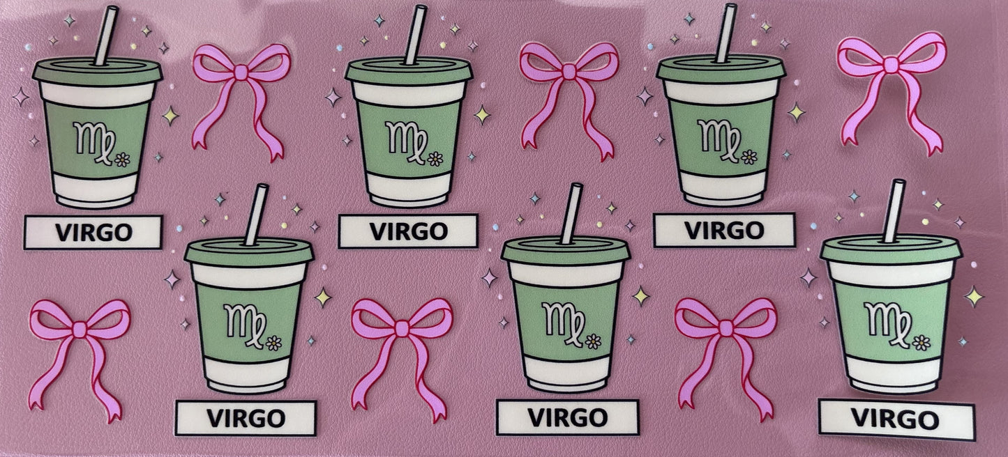 UV DTF wrap drink zodiac