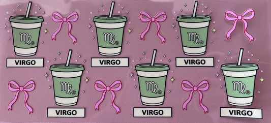 UV DTF wrap drink zodiac