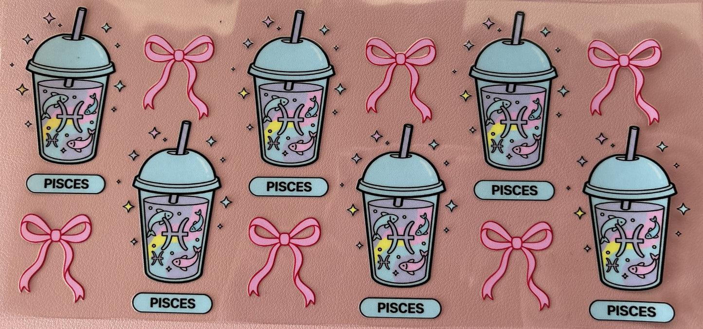 UV DTF wrap drinks zodiac