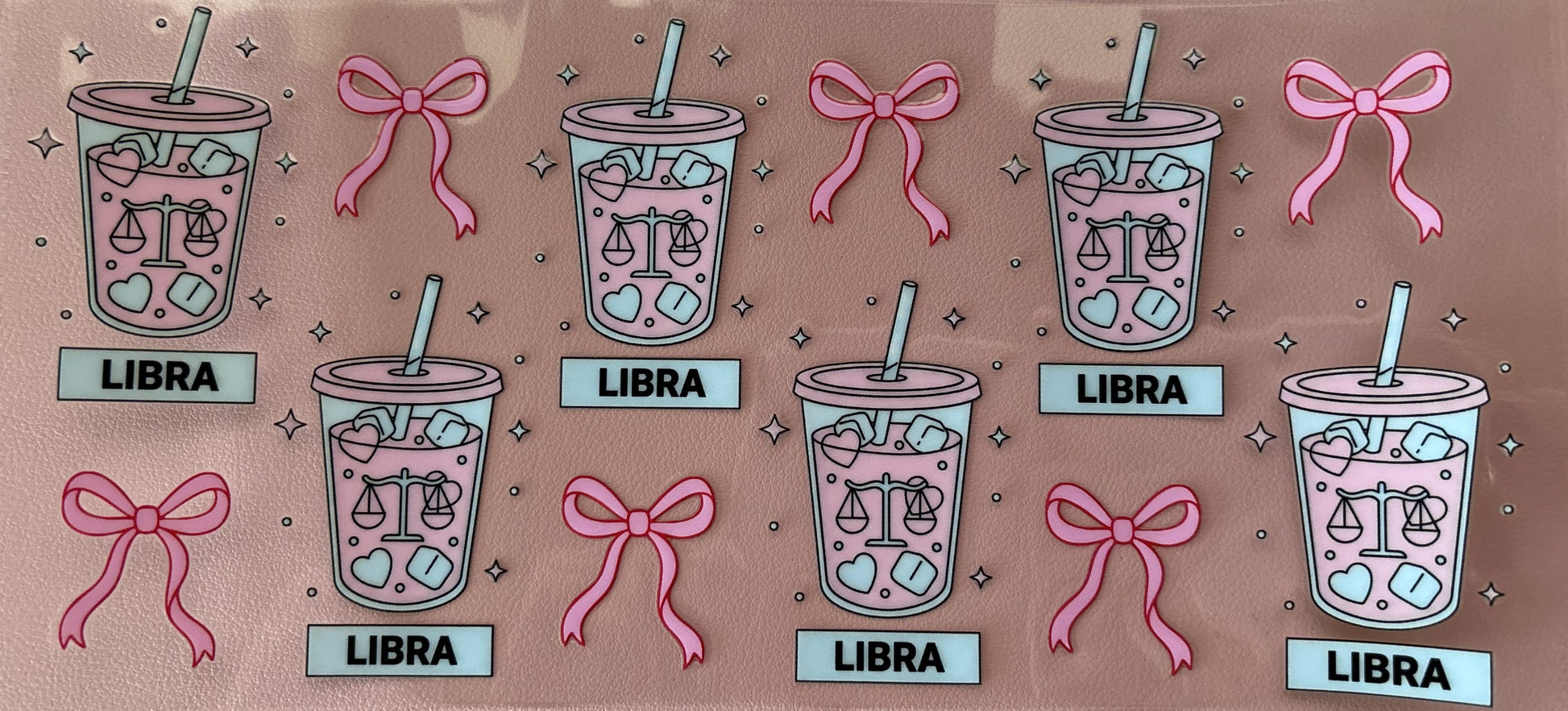 UV DTF wrap drink zodiac