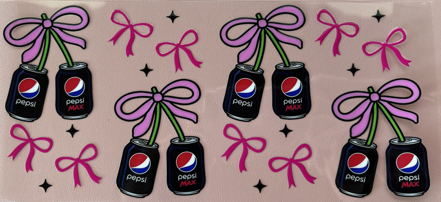 UV dtf wrap soda pop bow