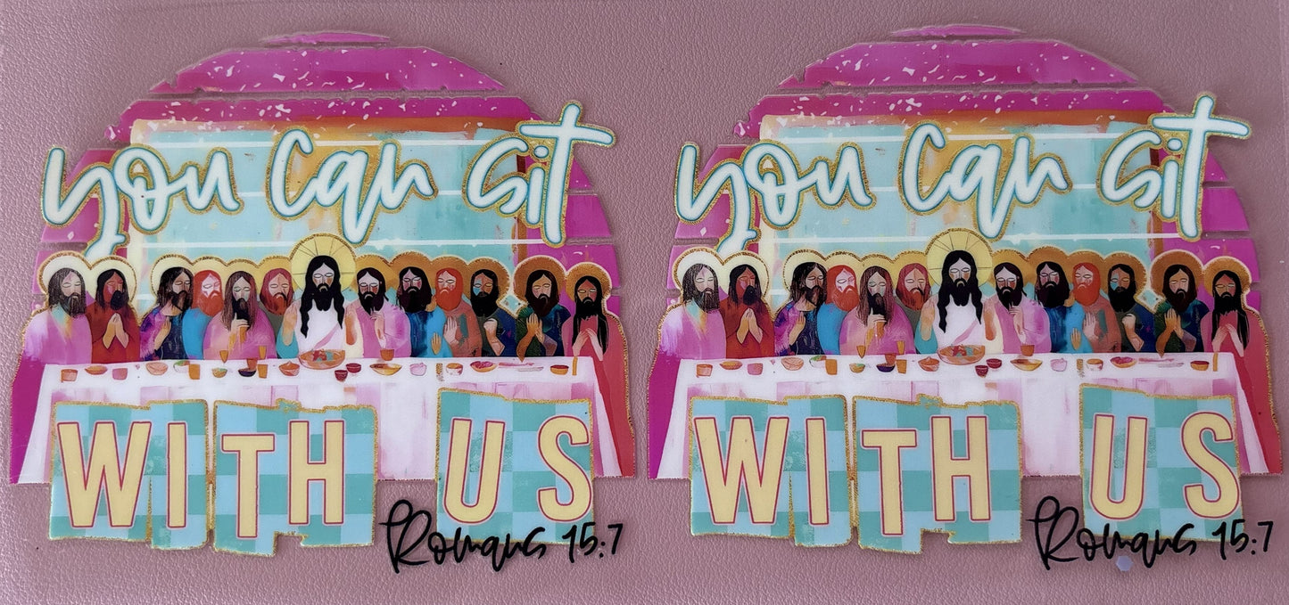 faith colorful uv dtf wrap