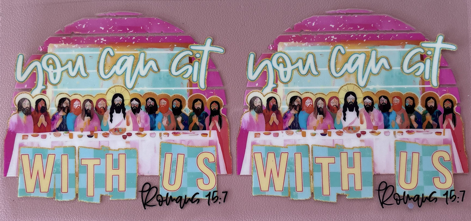 faith colorful uv dtf wrap