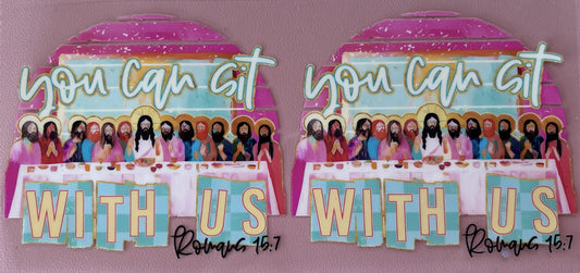 faith colorful uv dtf wrap