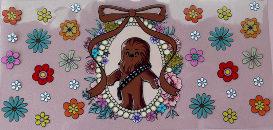 UV DTF wrap movie character florals
