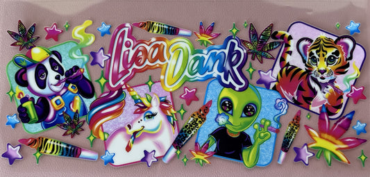 uv dtf wrap dank rainbow characters