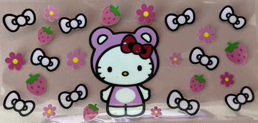 HK bows, flowers, fruit uv dtf wrap characters